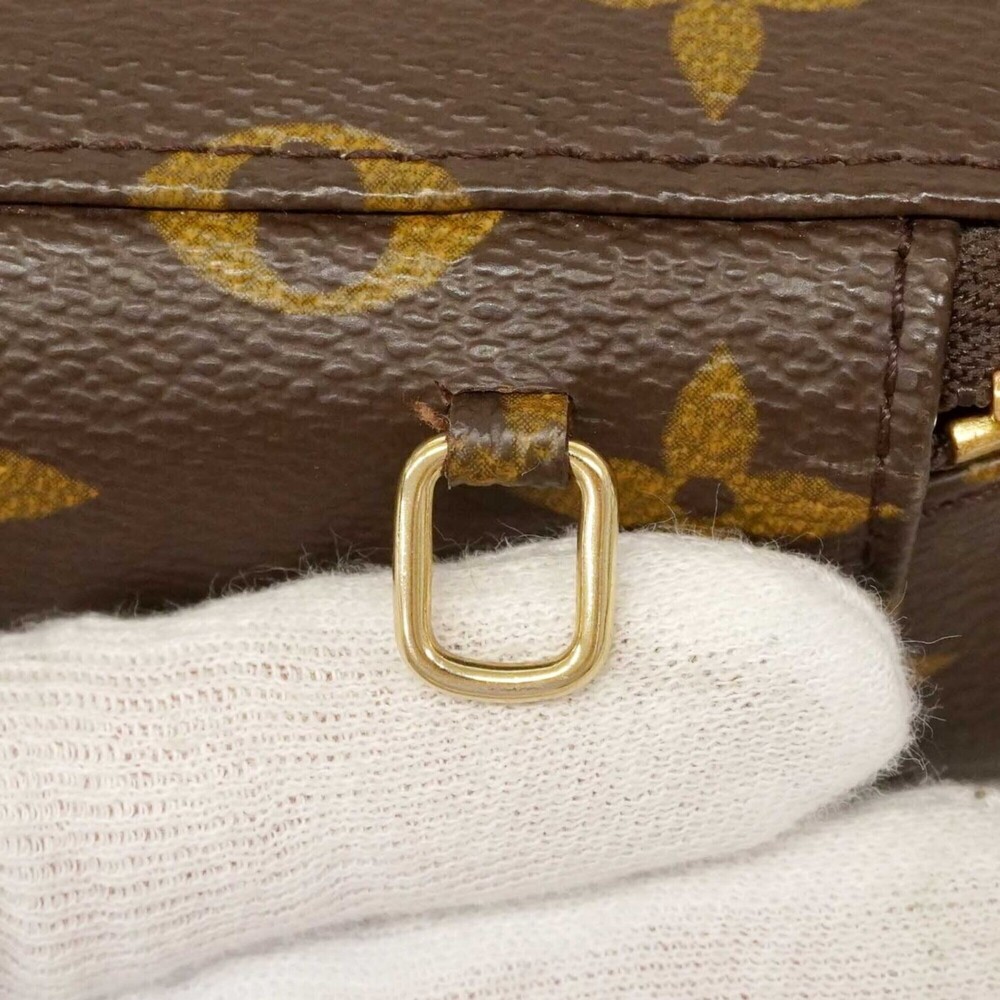 LOUIS VUITTON Brown Monogram Pochette Pouch - Picture 9 of 10